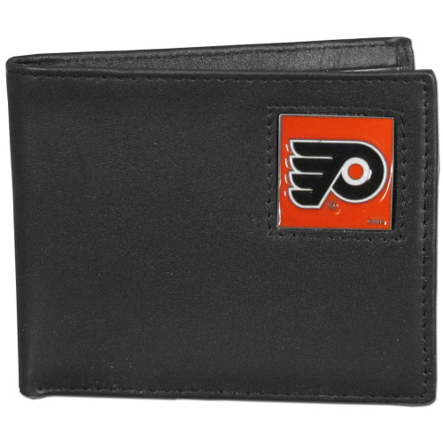 Philadelphia Flyers® Leather Bi-fold Wallet Packaged in Gift Box