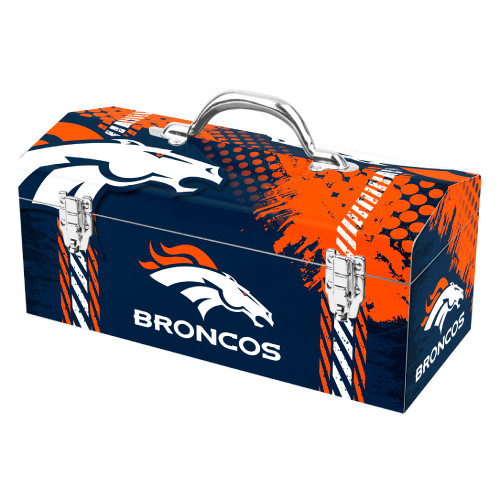 Denver Broncos Tool Box Primary Logo and Wordmark Blue & Orange