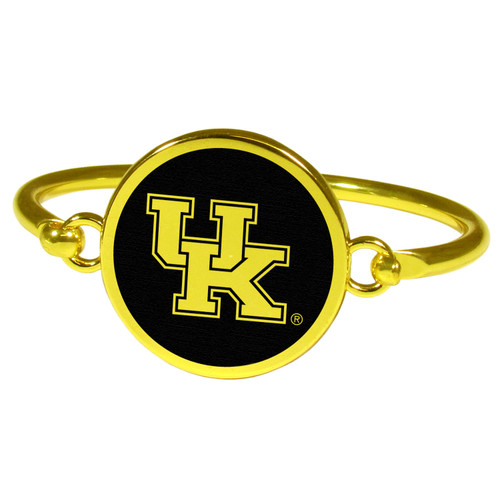 Kentucky Wildcats Gold Tone Bangle Bracelet