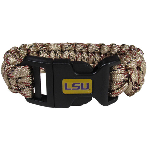 LSU Tigers Camo Survivor Bracelet