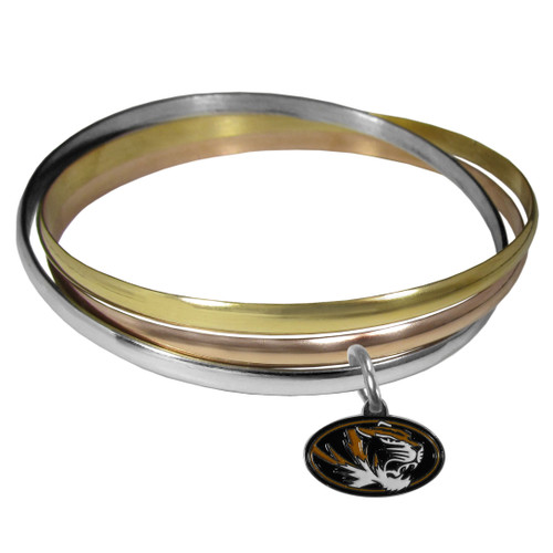 Missouri Tigers Tri-color Bangle Bracelet