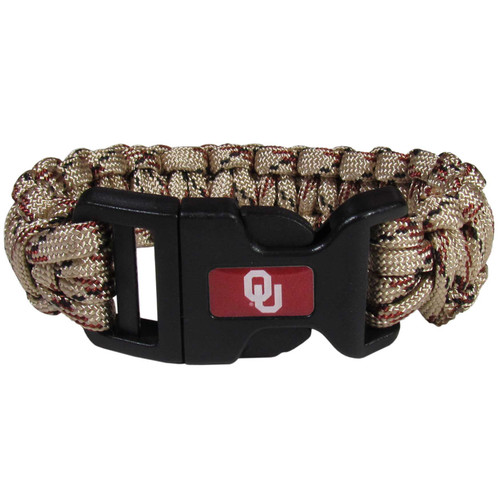 Oklahoma Sooners Camo Survivor Bracelet