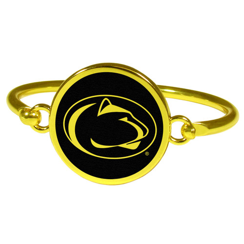 Penn St. Nittany Lions Gold Tone Bangle Bracelet