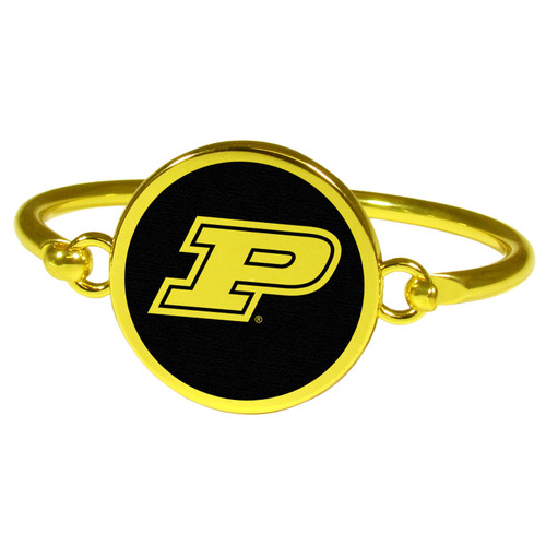 Purdue Boilermakers Gold Tone Bangle Bracelet