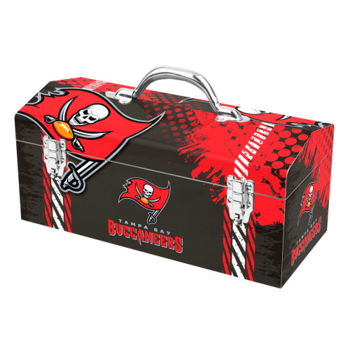 Tampa Bay Buccaneers Tool Box Primary Logo and Wordmark Red & Gray