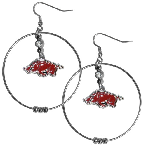 Arkansas Razorbacks 2 Inch Hoop Earrings