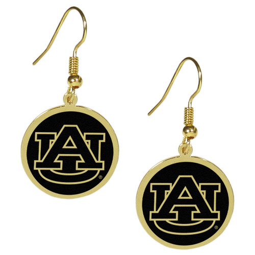 Auburn Tigers Gold Tone Earrings