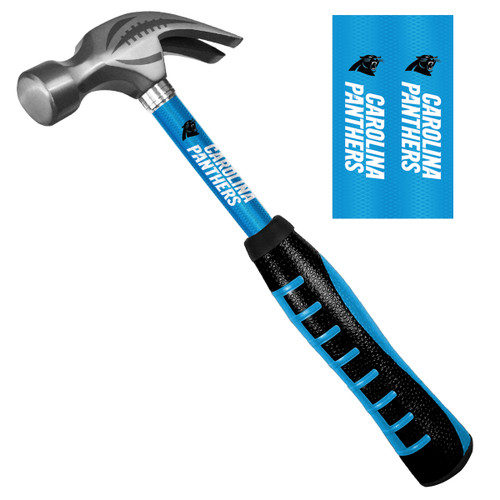 NFL - Carolina Panthers Hammer 16" x 7" x 2" - Primary Logo and Wordmark