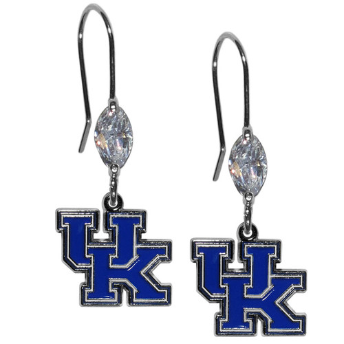Kentucky Wildcats Crystal Dangle Earrings