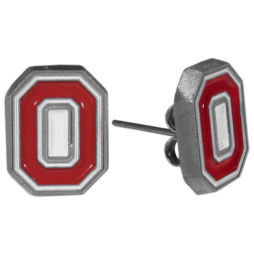 Ohio St. Buckeyes Stud Earrings