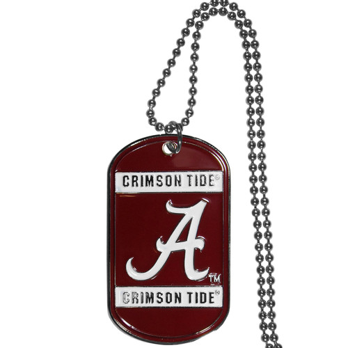 Alabama Crimson Tide Tag Necklace