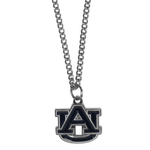 Auburn Tigers Chain Necklace with Small Charm