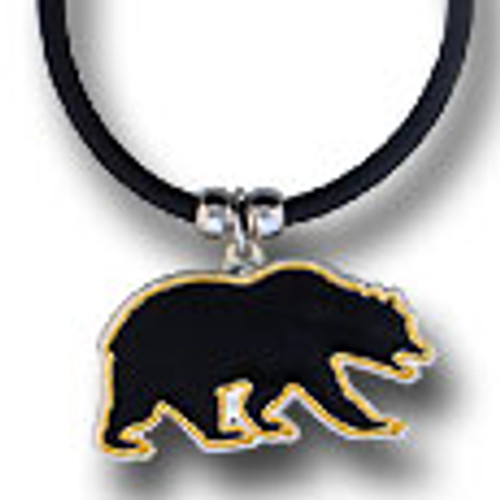 Cal Berkeley Bears Rubber Cord Necklace