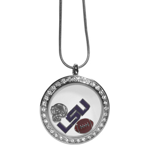 LSU Tigers Locket Necklace