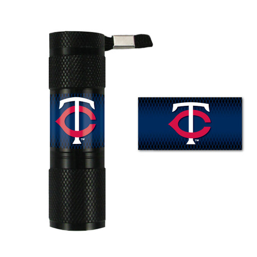 MLB - Minnesota Twins Flashlight 7" x 6" x 1" - "TC" Alternate Logo