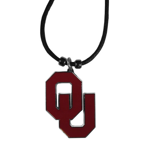 Oklahoma Sooners Cord Necklace