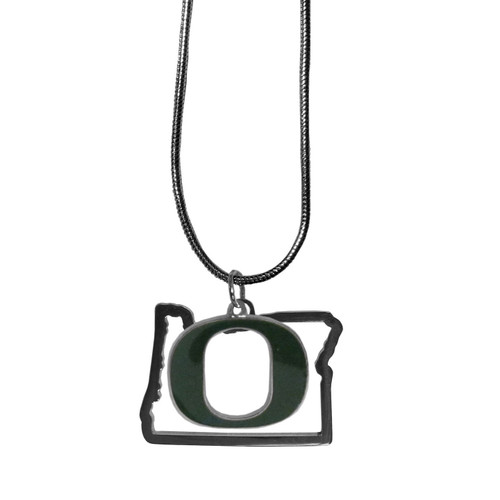 Oregon Ducks State Charm Necklace