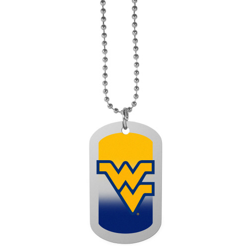 W. Virginia Mountaineers Team Tag Necklace
