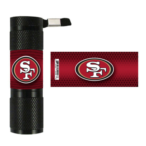 San Francisco 49ers Flashlight Oval SF Primary Logo Red