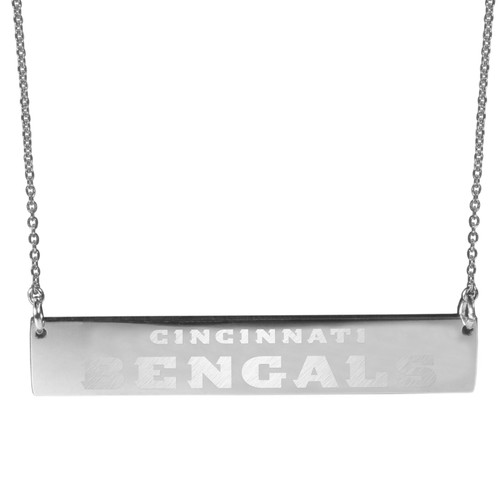 Cincinnati Bengals Bar Necklace