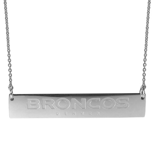 Denver Broncos Bar Necklace