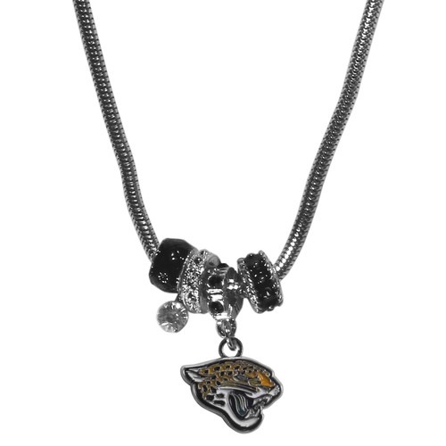 Jacksonville Jaguars Euro Bead Necklace