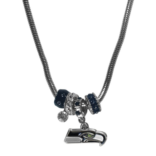 Seattle Seahawks Euro Bead Necklace