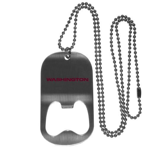 Washington Commanders Bottle Opener Tag Necklace