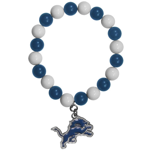 Detroit Lions Fan Bead Bracelet