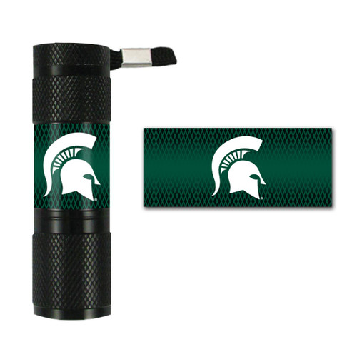 Michigan State University Flashlight 7" x 6" x 1" - "Spartan Helmet" Logo