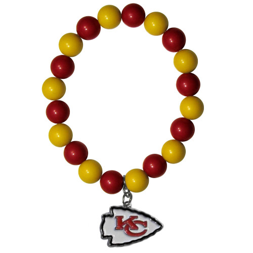 Kansas City Chiefs Fan Bead Bracelet