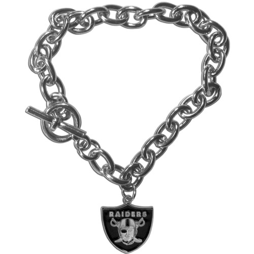 Las Vegas Raiders Charm Chain Bracelet