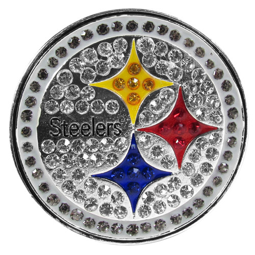 Pittsburgh Steelers Crystal Pin