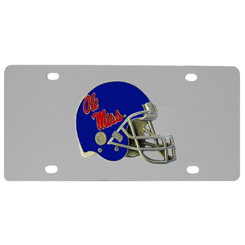 Mississippi Rebels Steel License Plate