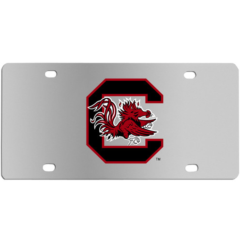 S. Carolina Gamecocks Steel License Plate Wall Plaque