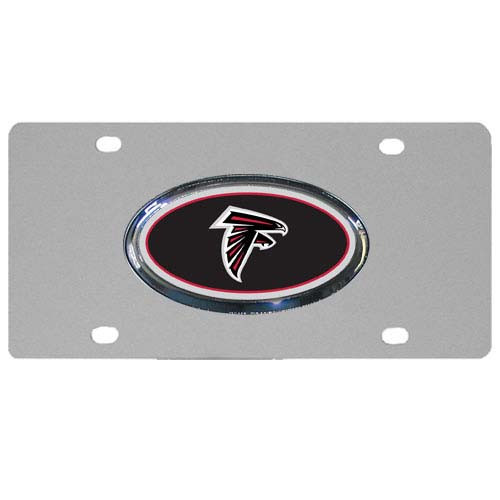 Atlanta Falcons Steel License Plate, Dome