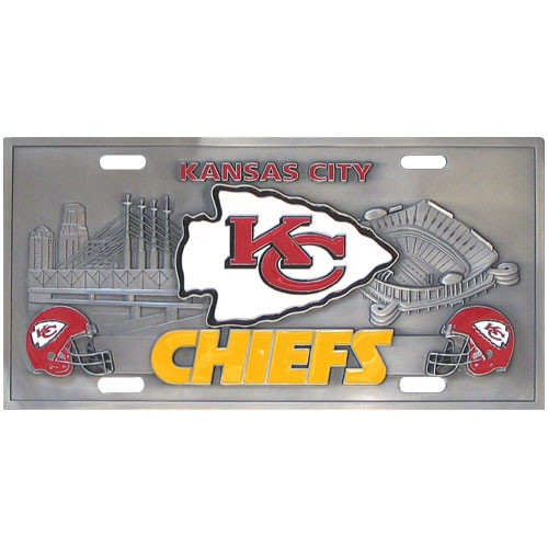 Kansas City Chiefs Collector's License Plate