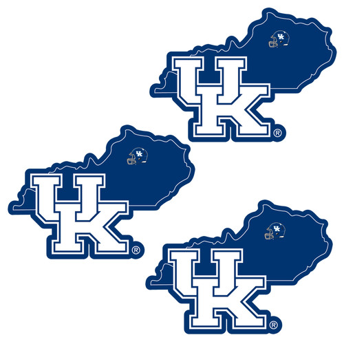 Kentucky Wildcats Home State Decal, 3pk