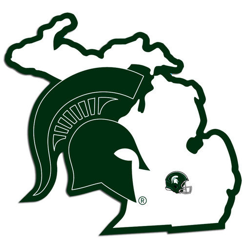 Michigan St. Spartans Home State Decal