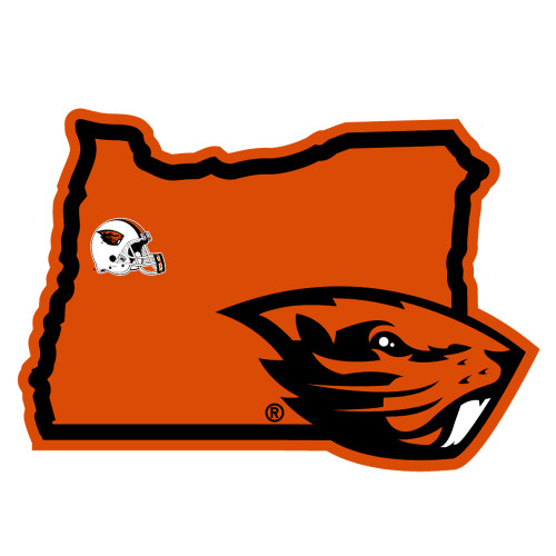 Oregon St. Beavers Home State Decal