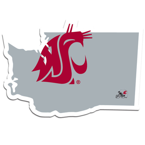 Washington St. Cougars Home State Decal