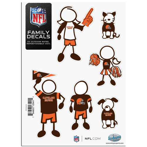 Cleveland Browns Family Decal Set Small