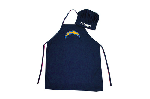 Los Angeles Chargers Apron and Chef Hat Set