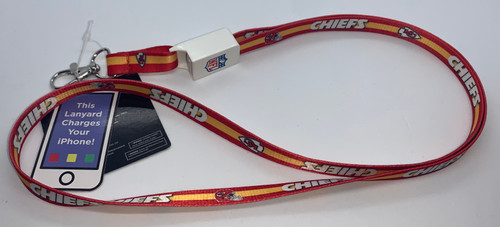 Kansas City Chiefs  iPhone / iPad Charging Lanyard