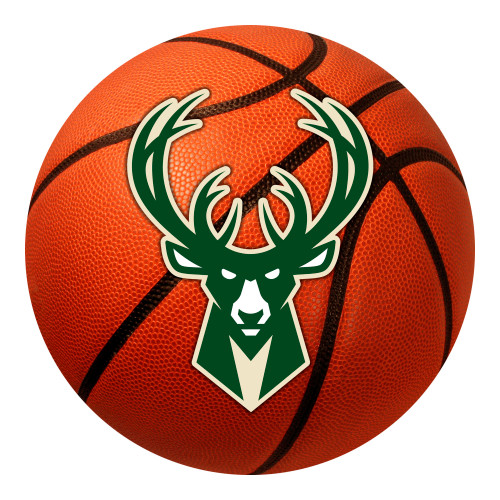 NBA - Milwaukee Bucks Basketball Mat 27" diameter