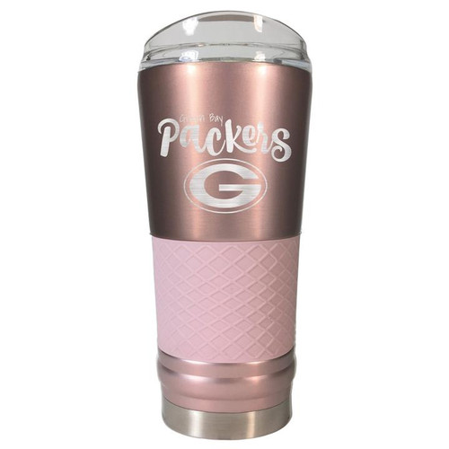 Green Bay Packers 24 Oz. Rose Gold Draft Tumbler