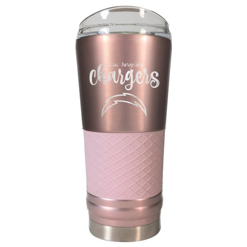Los Angeles Chargers 24 Oz. Rose Gold Draft Tumbler