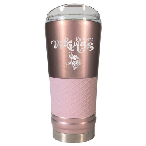 Minnesota Vikings 24 Oz. Rose Gold Draft Tumbler