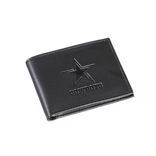 Dallas Cowboys Leather Blackout Bi-fold Wallet