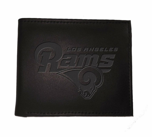Los Angeles Rams Leather Blackout Bi-fold Wallet